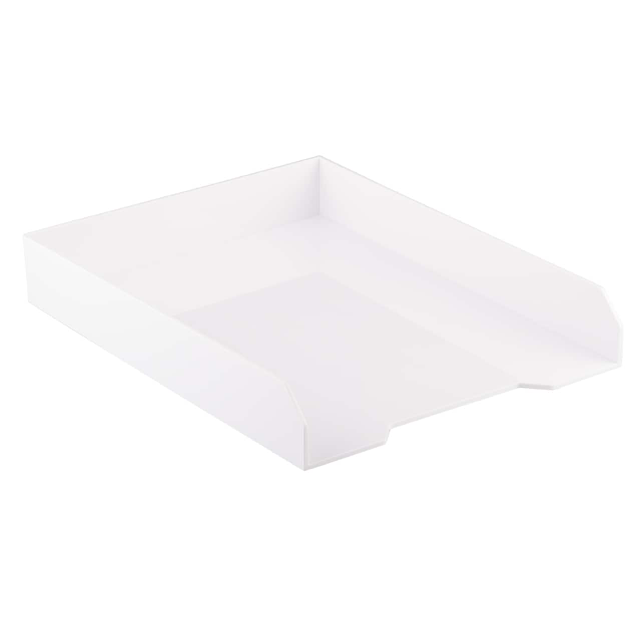 JAM Paper Stackable Desktop Paper Tray, 2ct.